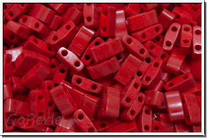 HTL-0408, MIYUKI Half Tila Beads, red, op., 5g