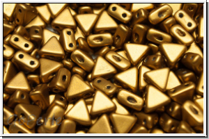 KHEOPS PAR PUCA, 6x5mm, brass gold, met., satin, 50 Stk.