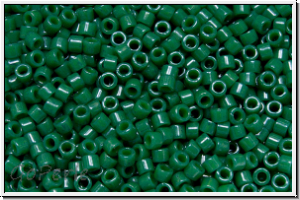 DB0656, MIYUKI Delica, 11/0, green (dyed), jade, op., 5g