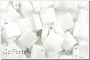 TL-0402, MIYUKI Tila Beads, white, op., 60 Stk.