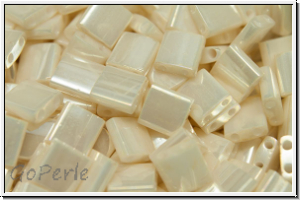 TL-0592, MIYUKI Tila Beads, ivory, ceylon, 60 Stk.