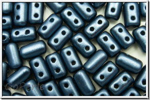 RUL-02010-25042, Rulla Beads, 3x5mm, white, alabaster, montana blue pastel, 100 Stk. (ca. 11 g)