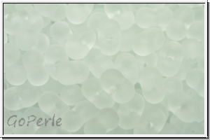 BB-0131f, Miyuki Berry Beads, 4,5x2,5mm, crystal, trans., matte, 10g