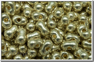 BB-4201, MIYUKI Berry Beads, 4,5x2,5mm, silver, met., galv., duracoat, 10g