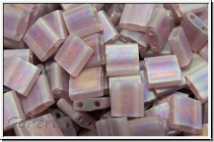 TL-0142fr, MIYUKI Tila Beads, amethyst, trans., matte,  AB, 60 Stk.