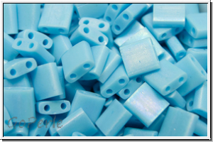 TL-0413fr, MIYUKI Tila Beads, turquoise blue, op., matte, AB, 60 Stk.