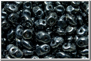 SuperUno Beads, hematite, met., 100 Stk.