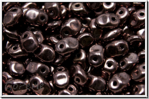 SuperUno Beads, black, op., vega luster, 100 Stk.