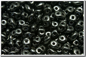 SD-23980-00000, SuperDuo Beads, black, op., 10g