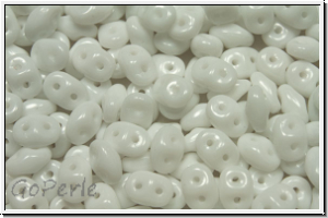 SD-03000-00000, SuperDuo Beads, white, op., 10g