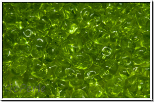 SD-50230-00000, SuperDuo Beads, olivine, lt., trans., 10g