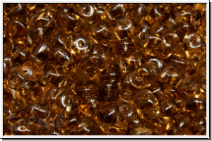 SD-10230-00000, SuperDuo Beads, topaz, smoked, trans., 10g