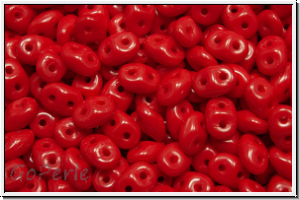 SD-93200-00000, SuperDuo Beads, red, op., 10g