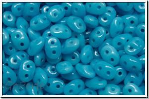 SD-63030-00000, SuperDuo Beads, aqua, op., 10g