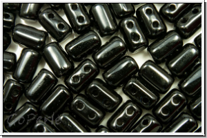 RUL-23980-00000, Rulla Beads, 3x5mm, black, op., 100 Stk. (ca. 11 g)