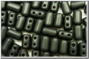 RUL-23980-84110, Rulla Beads, 3x5mm, black, op., matte, 100  Stk. (ca. 11 g)