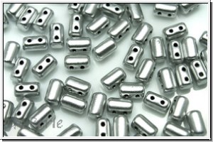 RUL-00030-01700, Rulla Beads, 3x5mm, silver, metallic, satin, 100 Stk. (ca. 11 g)