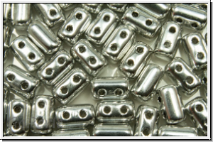 RUL-00030-27000, Rulla Beads, 3x5mm, silver, metallic, 100 Stk. (ca. 11 g)