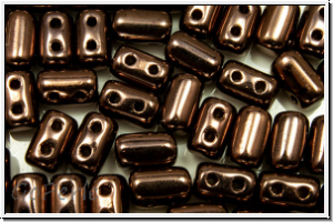 RUL-23980-14415, Rulla Beads, 3x5mm, bronze, metallic, 100 Stk. (ca. 11 g)