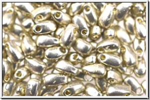 LDP-4201, MIYUKI Long Drops, silver, galv., met., duracoat, 10g