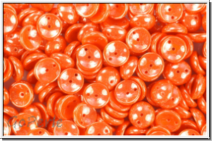 Piggy Beads, 4x8mm, orange, op., luster, 25 Stk.