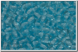 bhm. Glasperle, rund, 4mm, aqua, trans., 50 Stk.