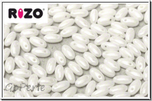 RZ-03000-14400, RIZO Perlen, white, op., luster, 10 g