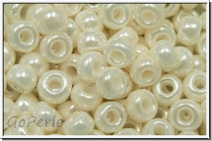 RR-06-0592, MIYUKI Rocailles, 06/0, ivory, ceylon, 10g