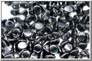 PB-23980-14400, Pinch Beads, 5x3mm, hematite, metallic, 65 Stk.