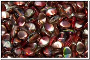 PB-00030-95200, Pinch Beads, 5x3mm, crystal, trans., magic wine, 65 Stk.