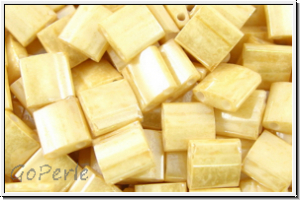 TL-0593, MIYUKI Tila Beads, caramel, lt., ceylon, 60 Stk.