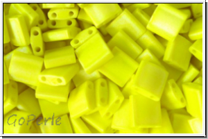 TL-0404fr, MIYUKI Tila Beads, yellow, op., matte, AB, 60 Stk.