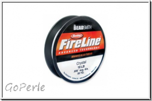 Fireline Beading Thread, Fdelgarn, 10 LB, crystal, 50 yd