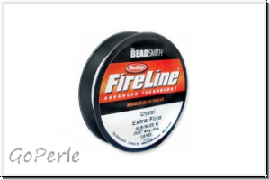 Fireline Beading Thread, Fdelgarn, 04 LB, crystal, 50 yd