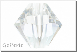 Swarovski Bicone 5328, 4mm, 001MOL - crystal, moonlight, 25 Stk.