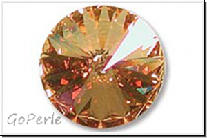 Swarovski Rivoli 1122, 12mm, 001BRD - crystal, brandy, foiled, 1 Stk.