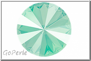 Swarovski Rivoli 1122, 12mm, 001L115S - crystal, mint green, backed, 1 Stk.