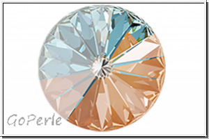 Swarovski Rivoli 1122, 14mm, 001L140D - crystal, peach DeLite, backed, 1 Stk.