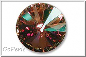 Swarovski Rivoli 1122, 12mm, 001PURHA - crystal, purple haze, foiled, 1 Stk.