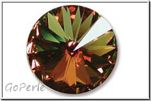 Swarovski Rivoli 1122, 12mm, 001SHA - crystal, sahara, foiled, 1 Stk.