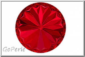 Swarovski Rivoli 1122, 12mm, 276 - scarlet, foiled, 1 Stk.