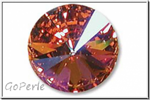 Swarovski Rivoli 1122, 12mm, 203GLBL - topaz glacier blue, foiled, 1 Stk.