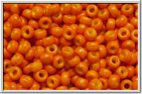 RR-11-2042, MIYUKI Rocailles, 11/0, orange, harvest (dyed), op., 10g