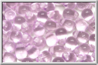 Drop Beads, 4x6mm, violet, trans., 20 Stk.