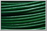 Lederband, 2mm, rund, green, Rind, 1m
