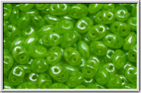 SD-51010-14400, SuperDuo Beads, lime, opal, luster, 10g