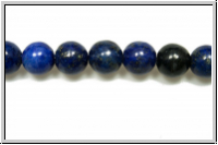 Lapis Lazuli Perlen, rund, 6mm, 1 Strang