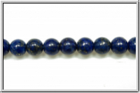 Lapis Lazuli Perlen, rund, 4mm, 1 Strang