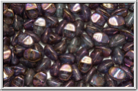 PB-00030-15781, Pinch Beads, 5x3mm, crystal, trans., vega luster, iris., 65 Stk.