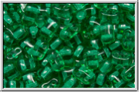 Bi-Bo-Beads, 5,3x2,4mm, emerald, trans., 150 Stk. (ca. 11g)